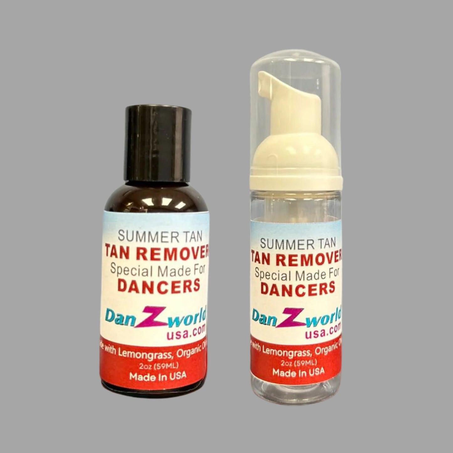 Tan Remover Foam Pumper + 2oz Bottle