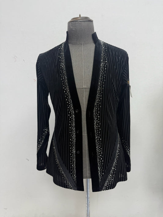 MEN0209 Black Stoned Shirt