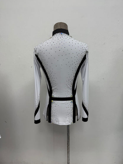 MEN0209 White Stoned Shirt